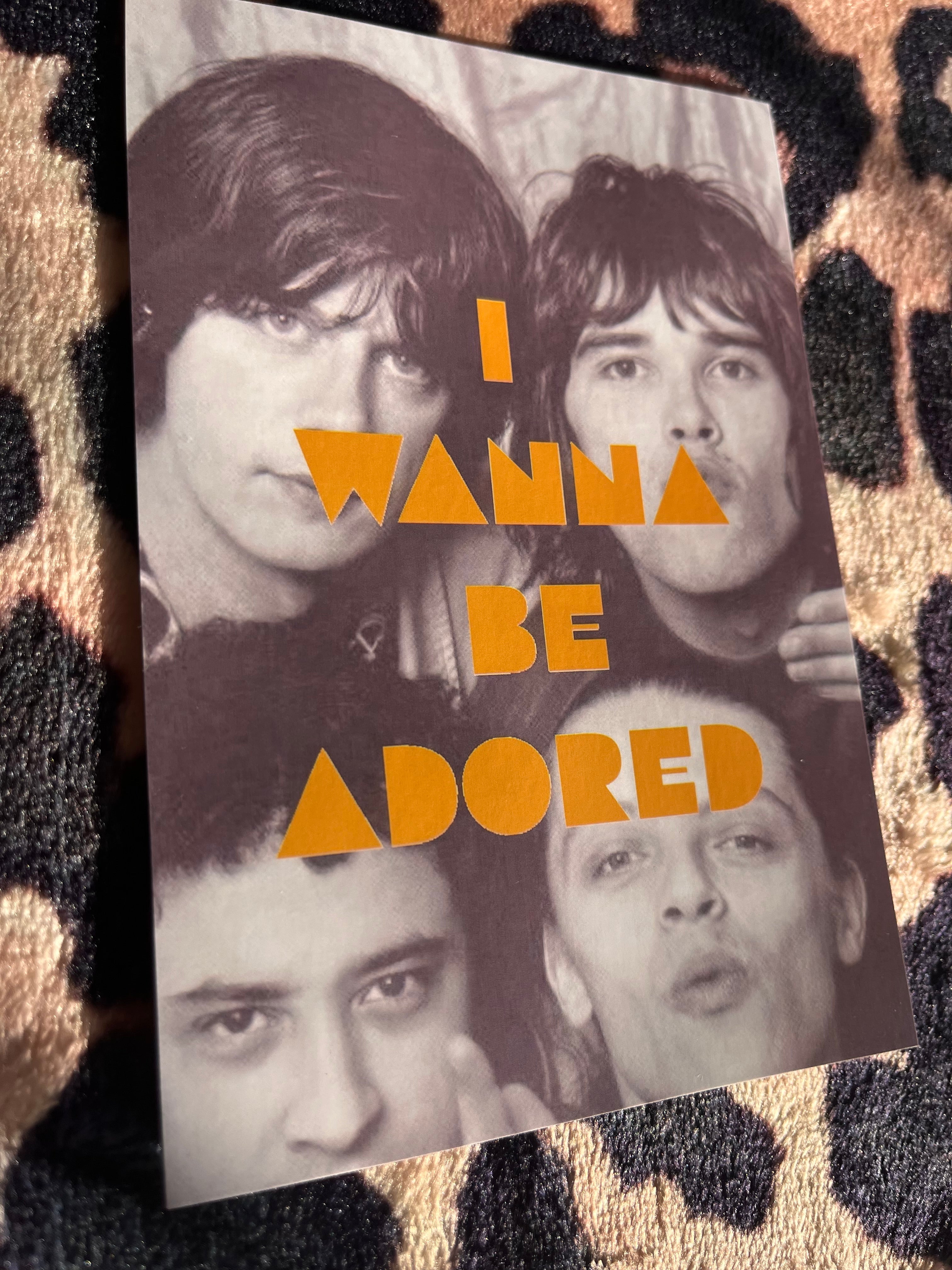 The stone roses I wanna be adored poster! 🍋