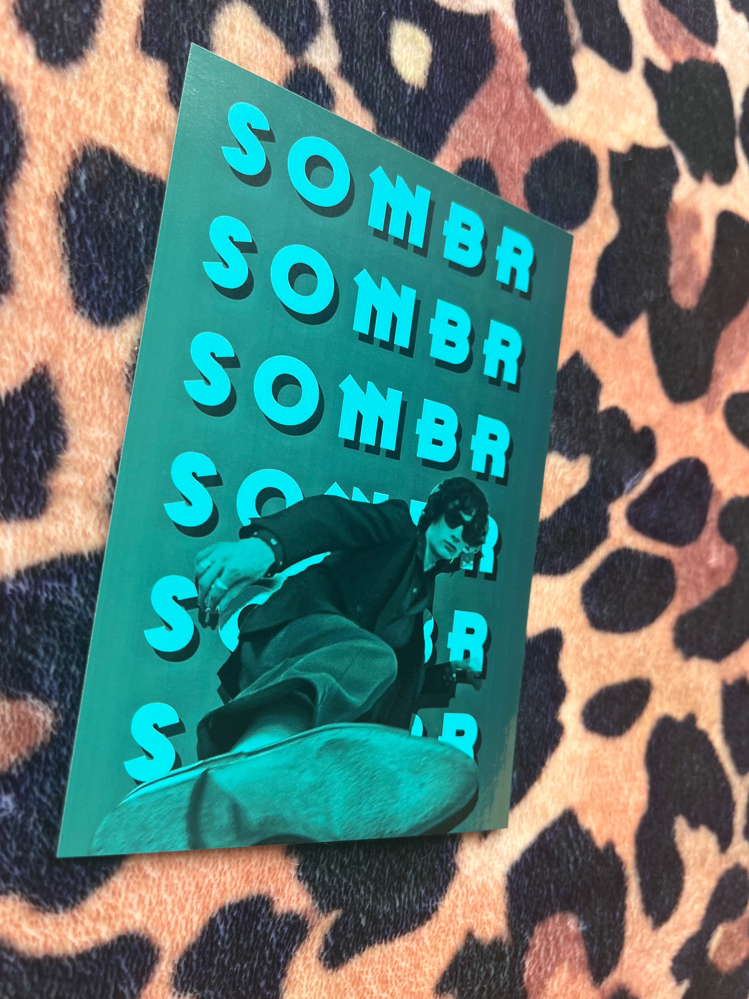 Sombr poster in blue/green! 🩵
