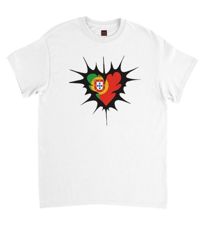 Portugal graphic tshirt white