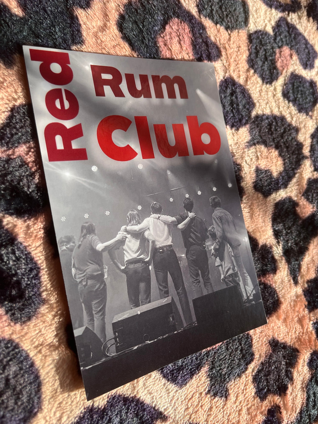 Red rum club poster in red! 🎸♥️