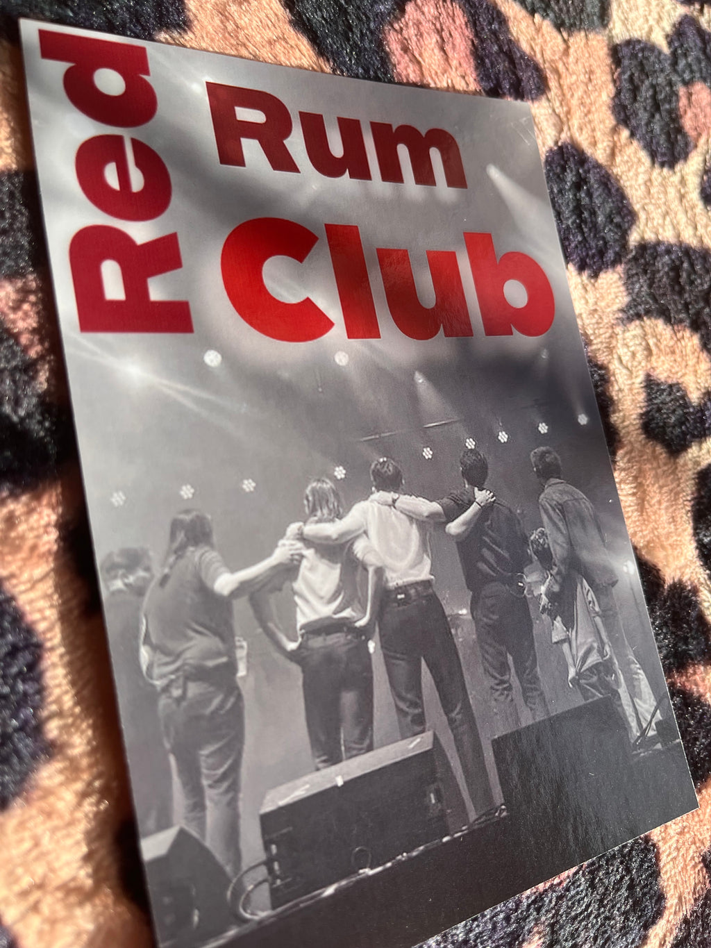 Red rum club poster in red! 🎸♥️