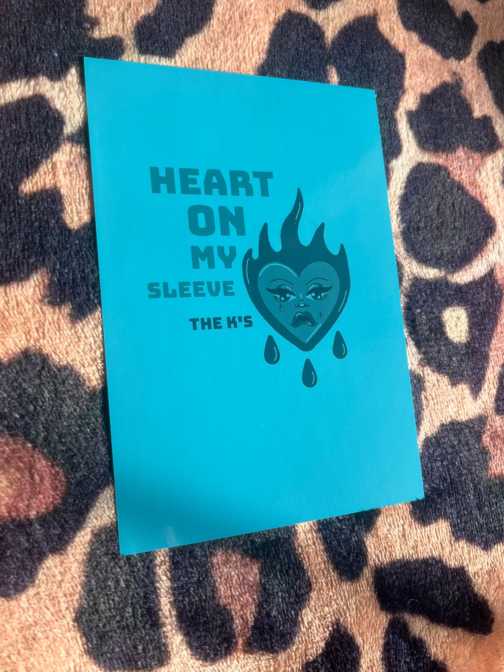 The Ks heart on my sleeve blue poster! 🩵🎸