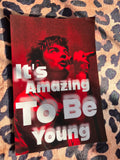 Fontaines DC it’s amazing to be young poster in red! 🎸🎶