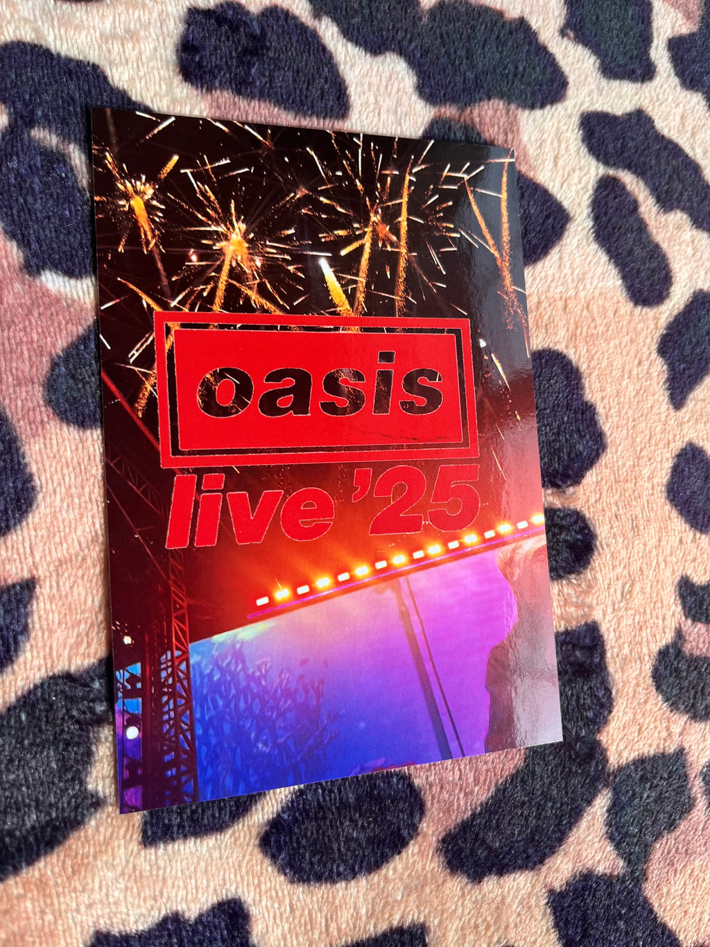 Oasis live ‘25 fireworks poster! 🎇