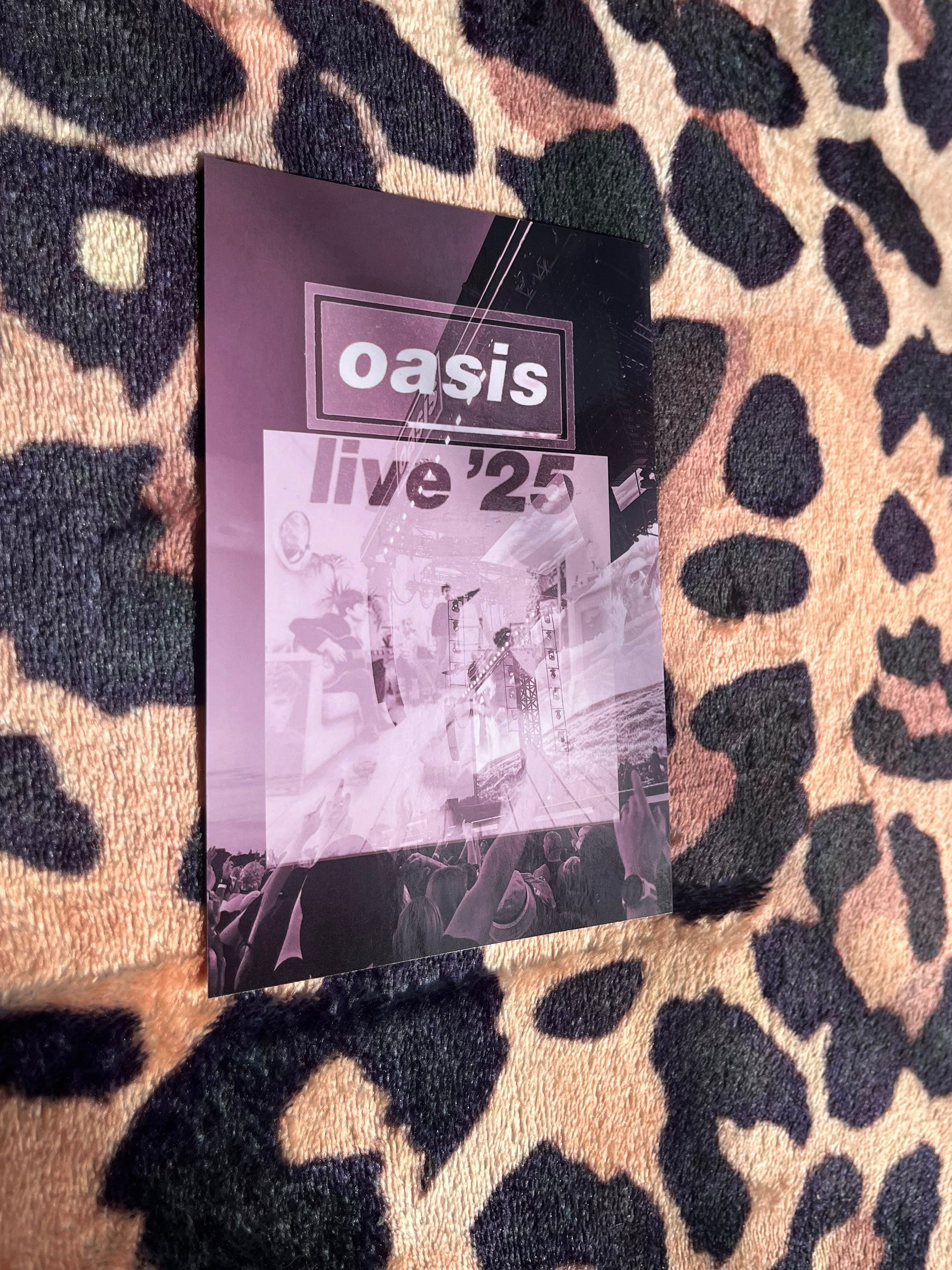 Oasis live ‘25 poster black and white! 🎸🎶
