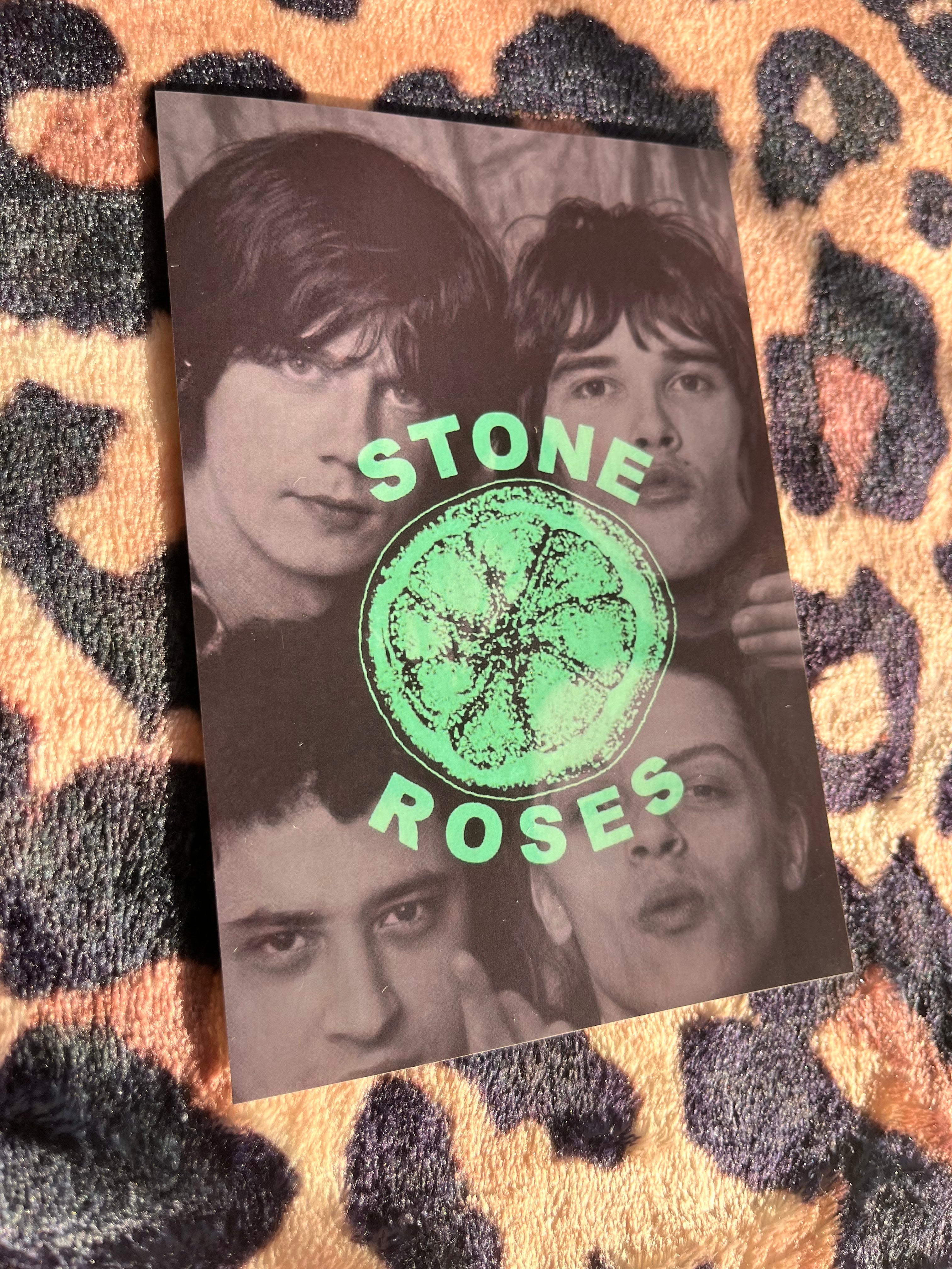 Stone roses poster in mint green! 🍋🎶