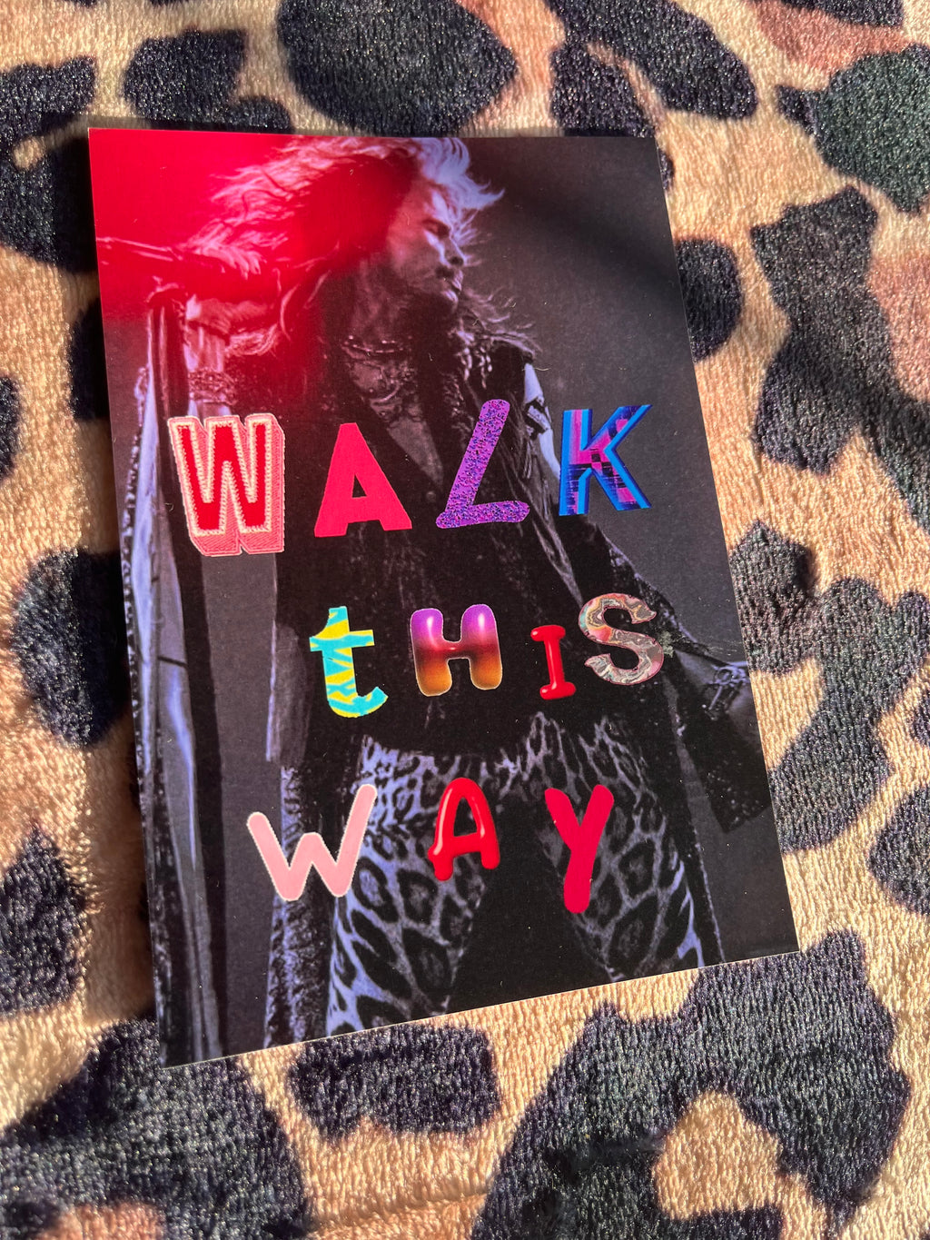 Aerosmith walk this way poster!