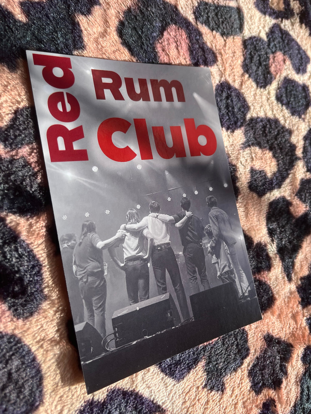 Red rum club poster in red! 🎸♥️