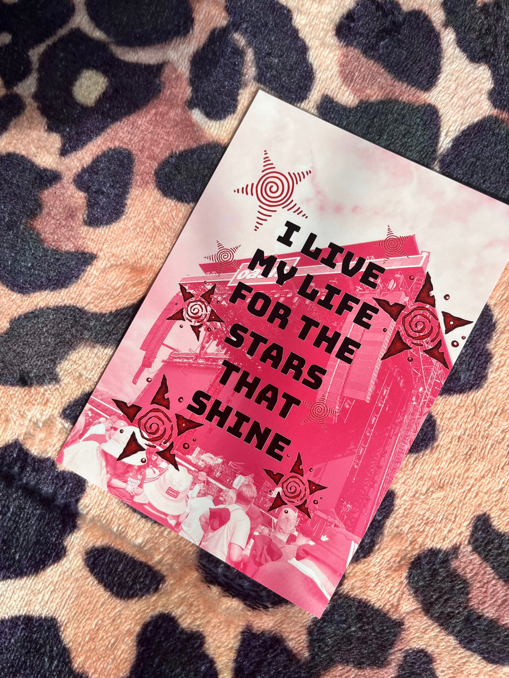 Oasis I live my life for the stars that shine poster! 🌟🎸
