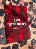 Amy winehouse red poster with black stars! 🎸🖤