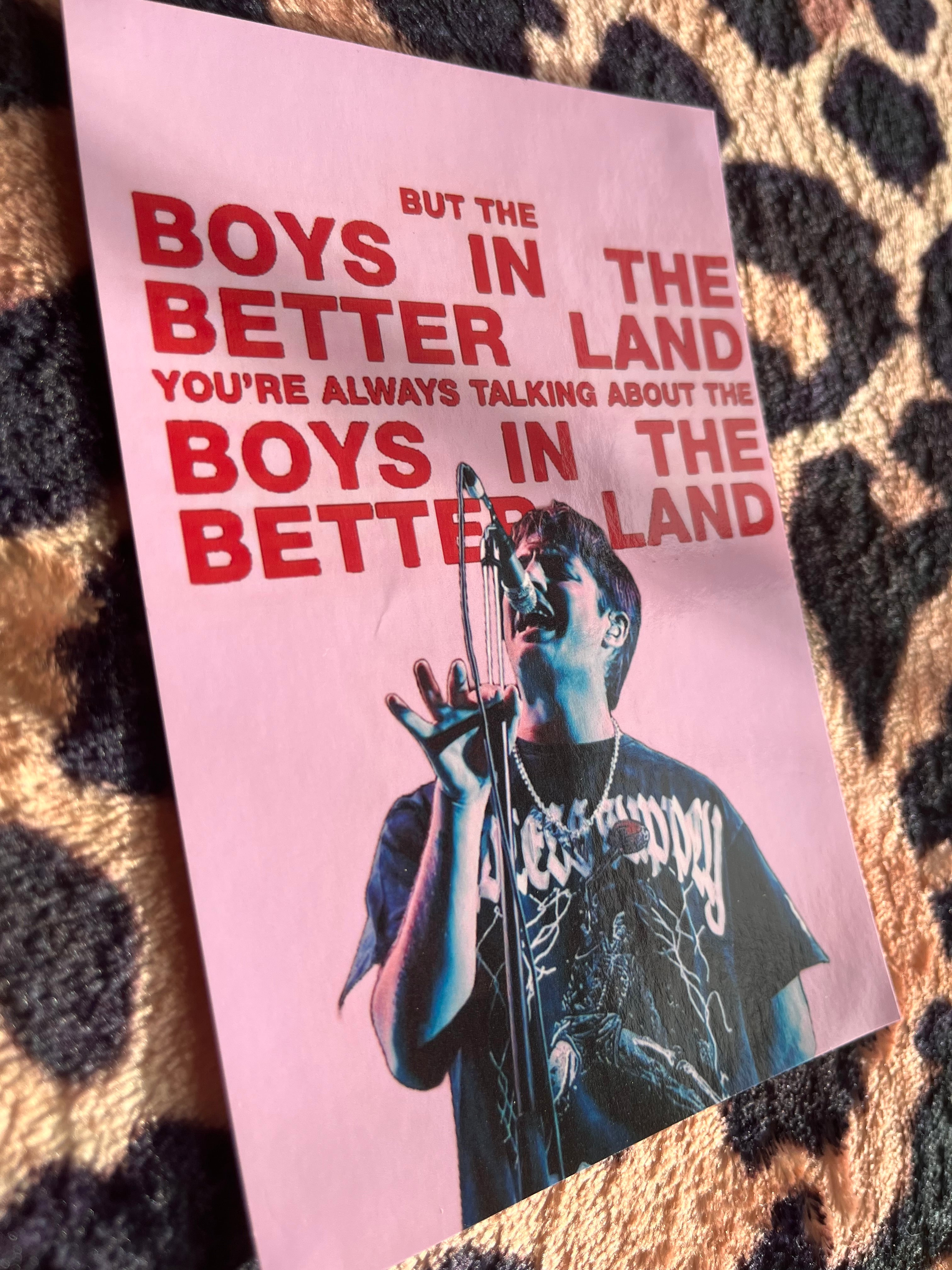 Fontaines DC boys in the better land poster! 🎸💕