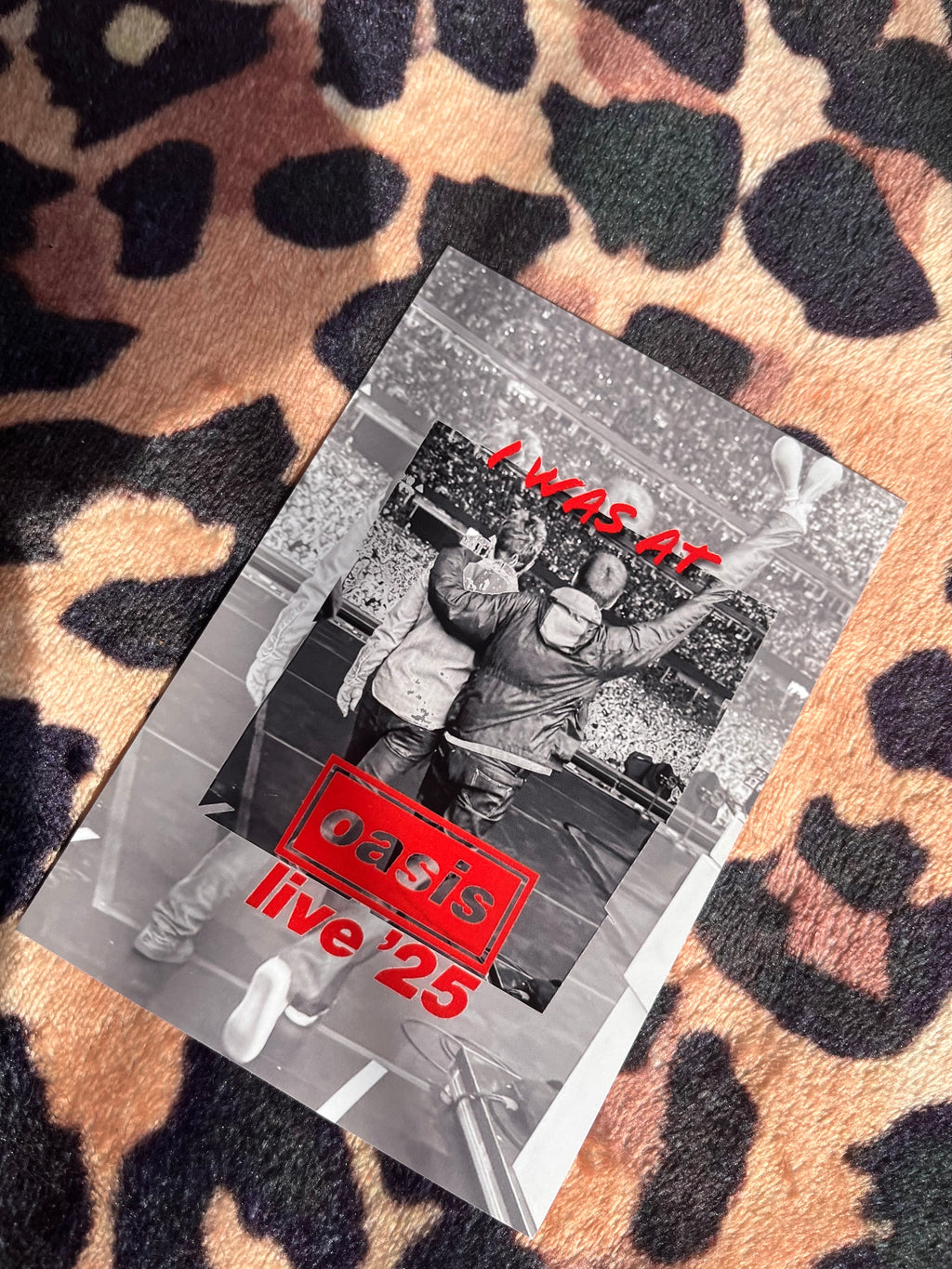 I was at oasis live ‘25 poster! 🎸🎶