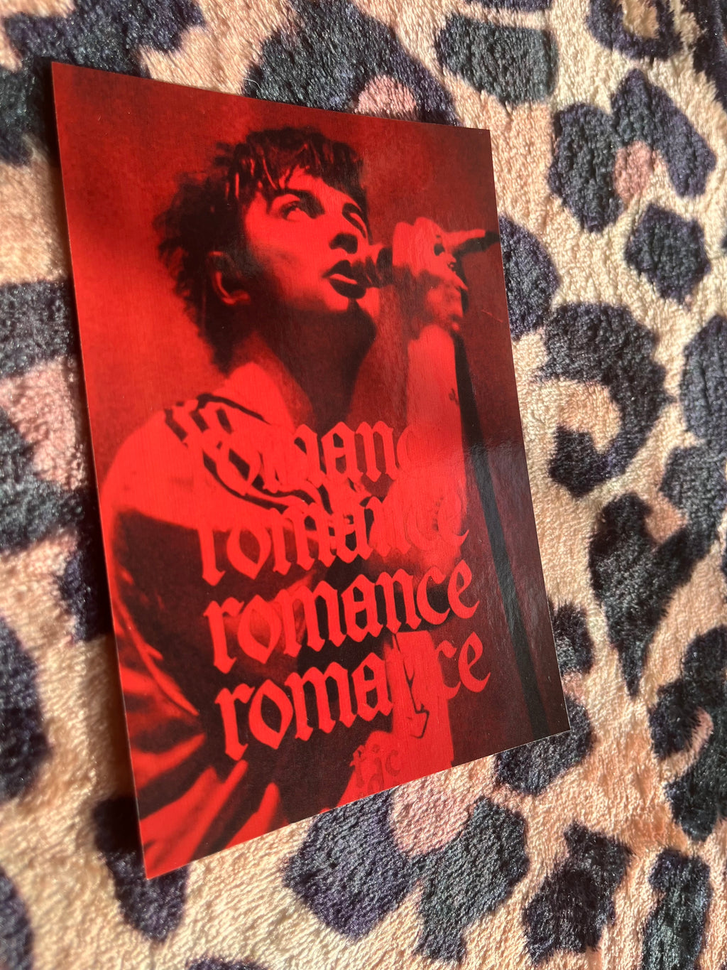Fontaines DC romance poster in red! 🎸💋