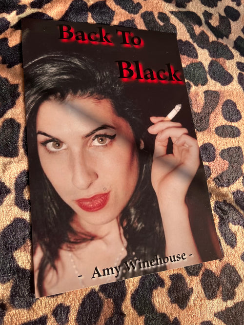 Amy winehouse back to black poster! 🖤